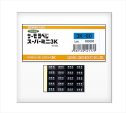 Giấy dán chỉ thị nhiệt độ NiGK Corporation label Supermini 3K